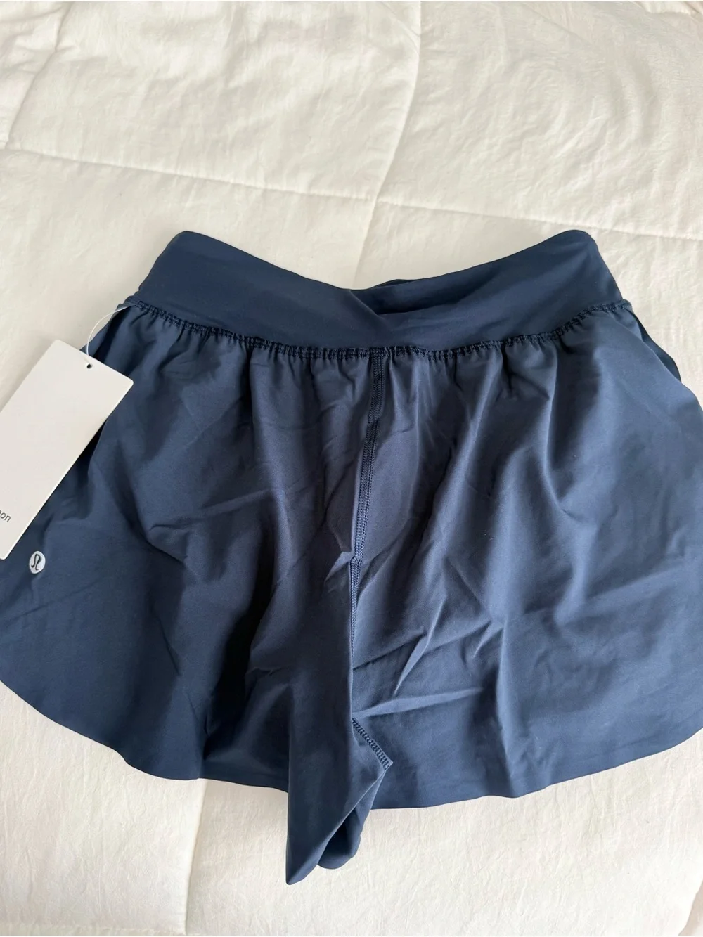 NWT lululemon athletica Fast and Free Navy Blue Women’s Athletic Shorts